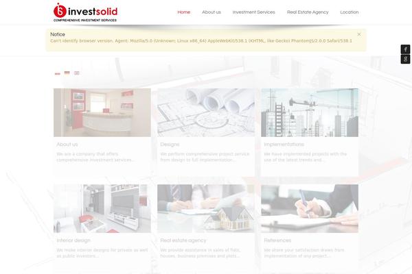 Invert Lite theme site design template sample