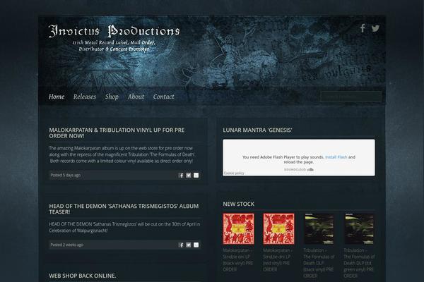 invictusproductions.net site used Invictus