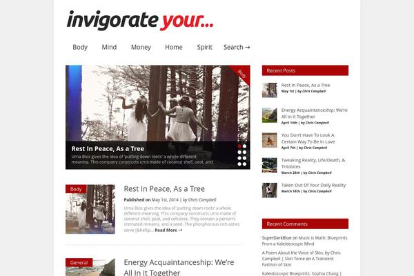 Gonzo theme site design template sample