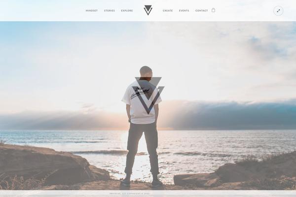Kinetika theme site design template sample