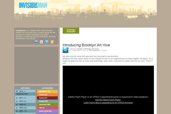 Site using Flickr Gallery plugin