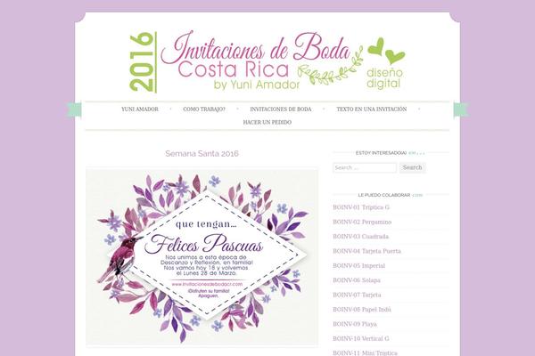 Sugar and Spice theme site design template sample