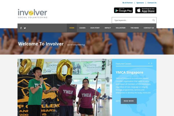 Charityhub theme site design template sample