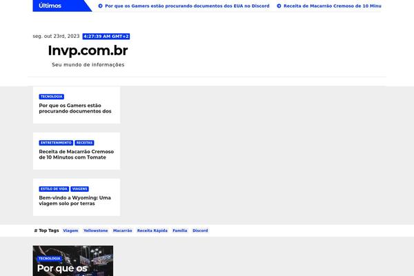 News-jack theme site design template sample