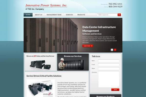 Innovative theme site design template sample
