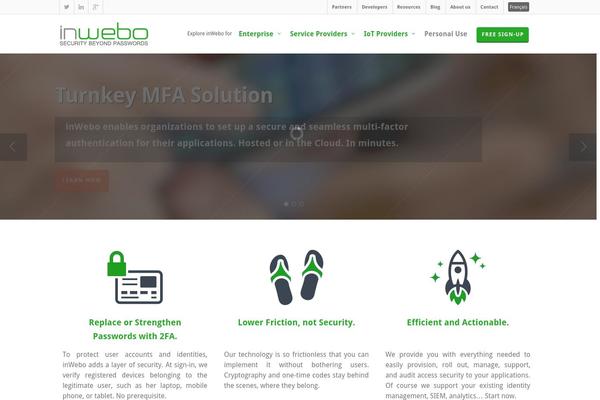 Salient theme site design template sample