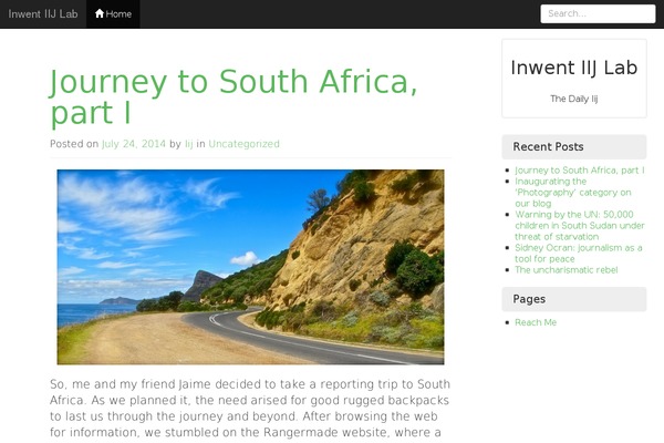 Melany theme site design template sample
