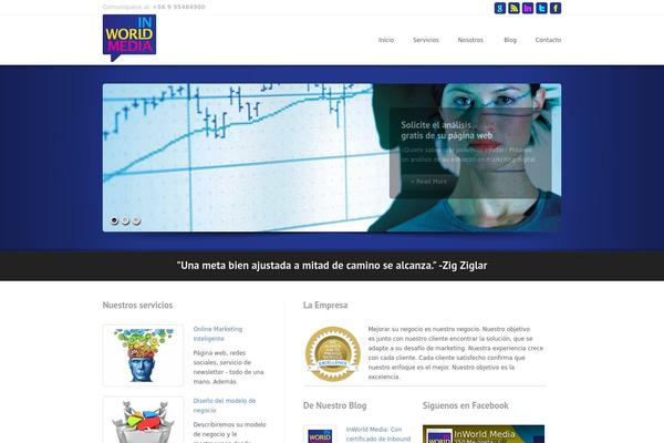 Eleganza theme site design template sample