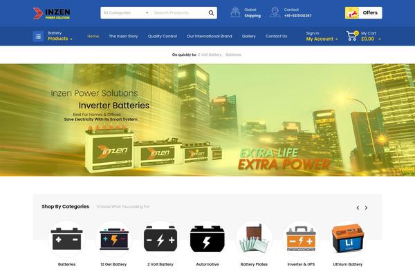 firezy theme site design template sample