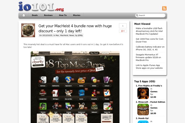iBlog theme site design template sample