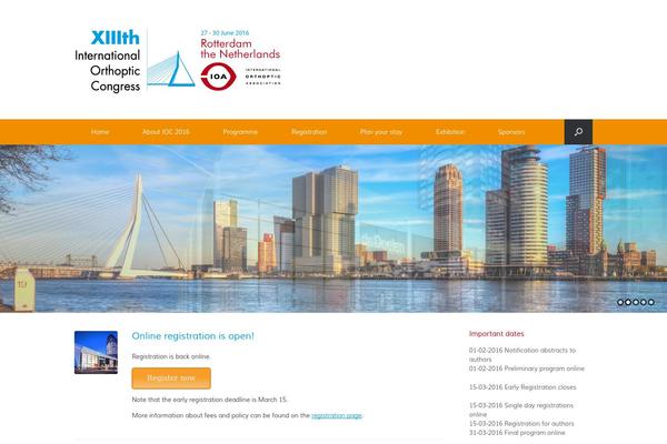 Vantage theme site design template sample