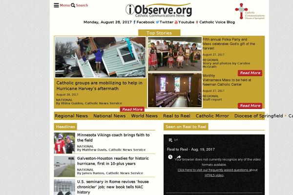 Io theme site design template sample