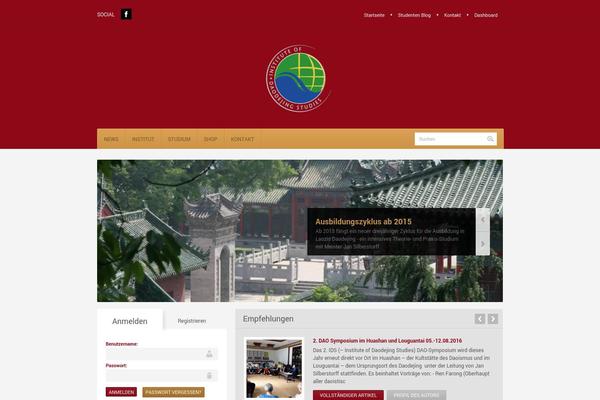 WP Education theme site design template sample