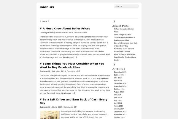 ioion.us site used Descartes