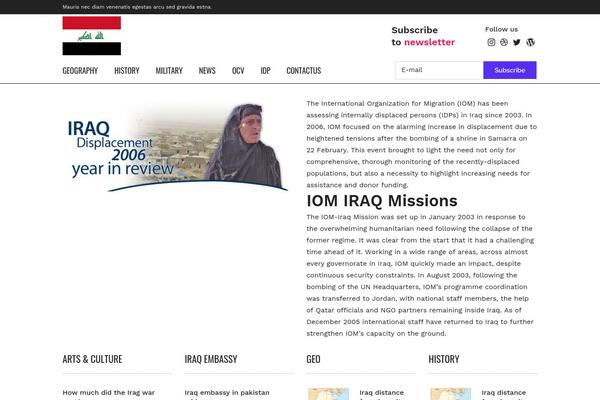 Site using Qode-news plugin