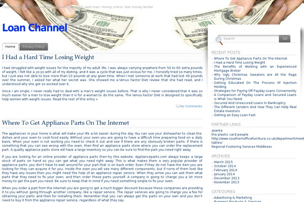 Fusion theme site design template sample