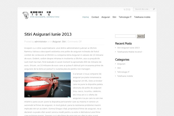 Chameleon theme site design template sample