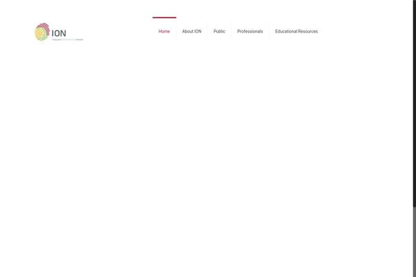 Ion theme site design template sample