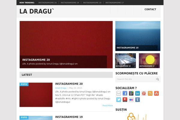 Site using Flickr Album Gallery plugin