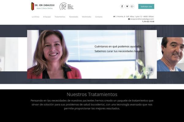 Medical Doctor theme site design template sample