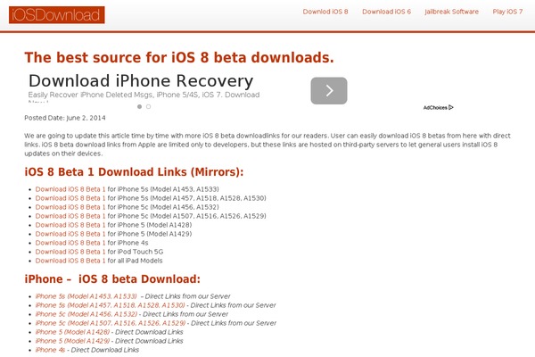 iosdownload.net site used Santra