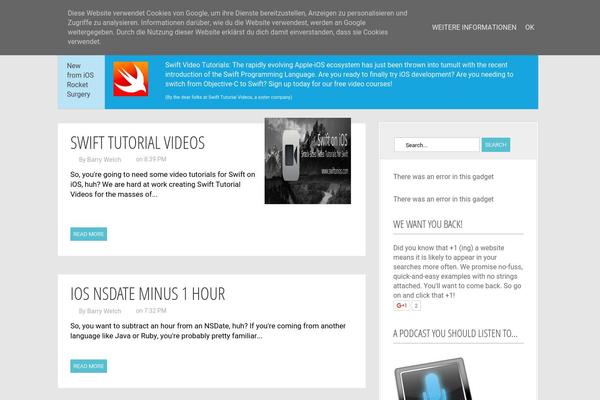 Blueblog theme site design template sample