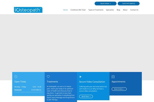 HealthCenter theme site design template sample