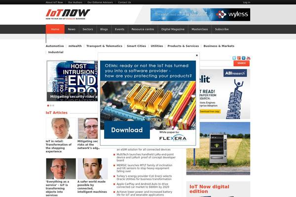iot-now.com site used Iot-now