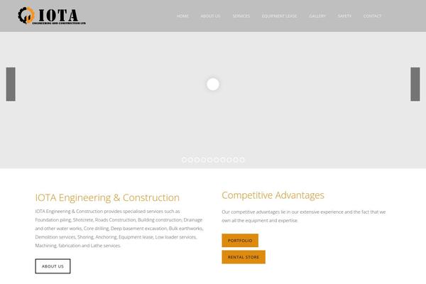 Oshin-child theme site design template sample