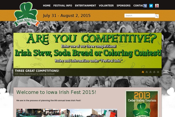 iowairishfest.com site used Hybrid-custom