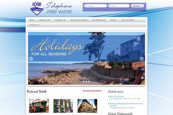 GeoPlaces theme site design template sample