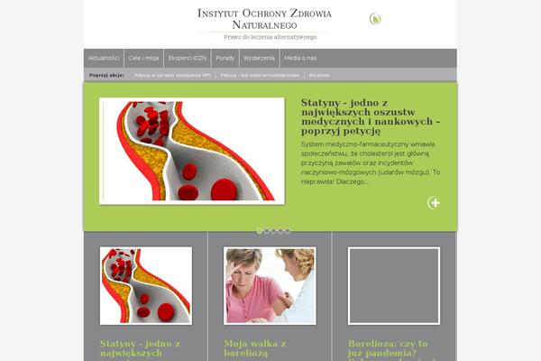 iozn.pl site used Ecology-nature