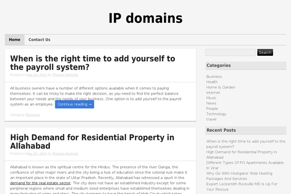 Rundown theme site design template sample