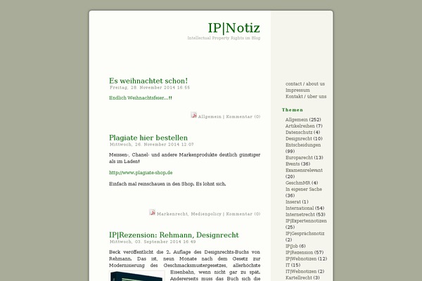 WordPress theme site design template sample
