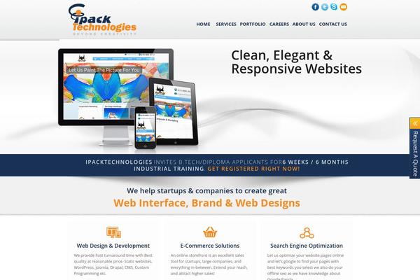 Business theme site design template sample