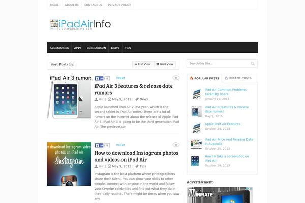 Splash theme site design template sample