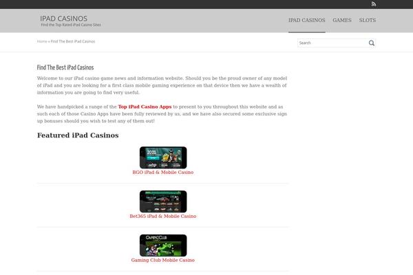 ipadcasino.net site used Cubby