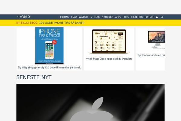 ipadguide.dk site used Onx