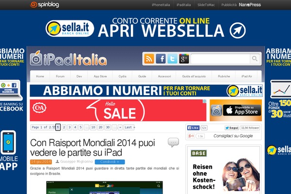 ipaditalia.com site used Spinblog-common-theme