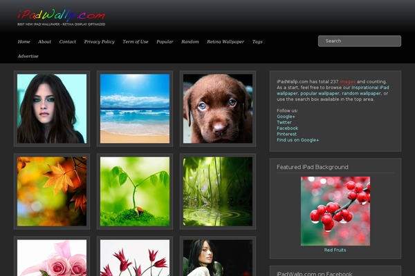 ipadwallp.com site used Foliopage