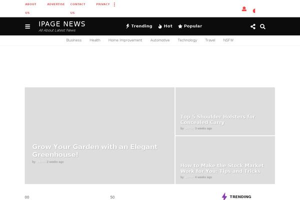 BoomBox theme site design template sample