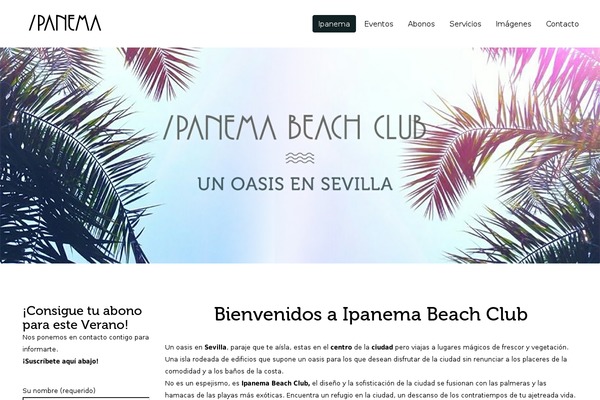 ipanemabeachclub.es site used Orbit7
