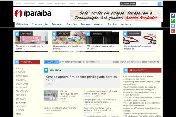 Spirit theme site design template sample