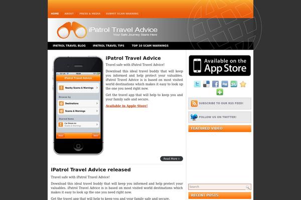 Imobile theme site design template sample