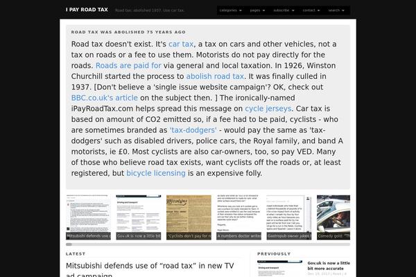 Site using Embedly plugin
