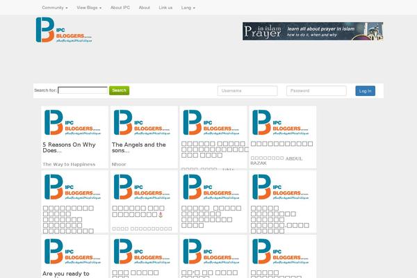 Network theme site design template sample