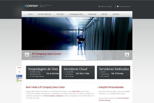 QuickHost theme site design template sample