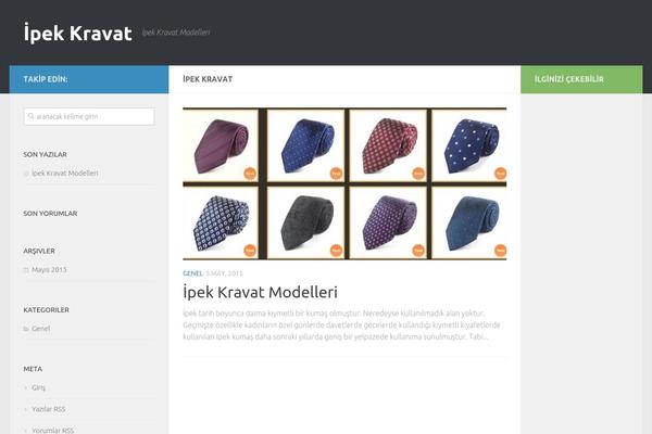Hueman theme site design template sample