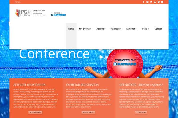 Site using Eea-events-social-sharing plugin