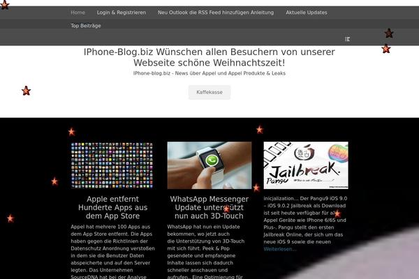 Full Frame theme site design template sample
